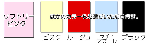 額縁の内側に入る厚紙のカラーサンプル